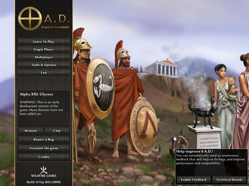 Jogo de estratégia: 0 A.D. Alpha 17 disponível para download